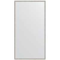 Зеркало Evoform Definite 128х68 BY 0742 в багетной раме - Витое серебро 28 мм — фото 1, Мебель для ванной