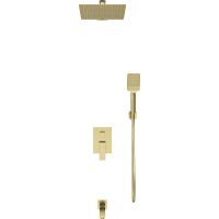 Душевая система Grossman Style 501.K35.05.320 Золото брашированное — фото 2, Встраиваемые душевые комплекты