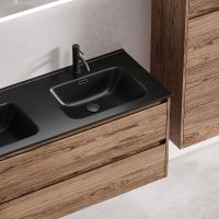 Тумба под раковину Sancos Libra 120 LB120-2ECH подвесная Дуб чарльстон — фото 12, Тумбы под раковину