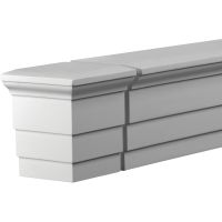 Торцевой элемент Европласт 4.34.231 309x178x309 мм — фото 1, Фасадный декор