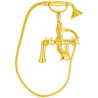 Смеситель на борт ванны Cezares Lord LORD-PBV-03/24-M Золото 24 карат — фото 2, Смесители