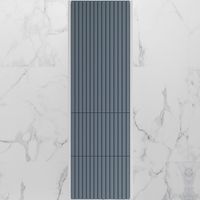 Шкаф пенал Style Line Стокгольм 36 ЛС-00002317 подвесной Графит софт — фото 1, Мебель для ванной