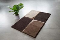 Коврик для ванной комнаты Ridder Quad 90х60 7106309 Бежевый — фото 2, Аксессуары для туалета