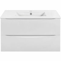 Тумба под раковину Vincea Mia 90 VMC-2MC900GW подвесная G.White — фото 1, Тумбы под раковину