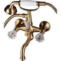 Смеситель для ванны Boheme Camelia 313 Бронза — фото 1, Смесители