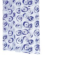 Штора для ванны Ridder Andy 200х180 Синяя — фото 1, Аксессуары для туалета