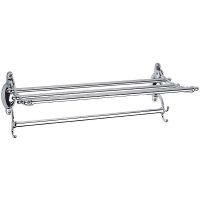 Полка для полотенец Frap F807 Хром — фото 1, Полки для полотенец