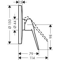Товар: Смеситель для душа Hansgrohe Novus Loop 71365000 Хром - фото 3 Смеситель для душа Hansgrohe Novus Loop 71365000 Хром — фото 3, Смеситель для душа