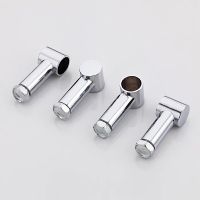 Стеклянная полка Haiba HB1907-2 угловая Хром — фото 5, Полки для ванной и душа