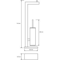 Товар: Напольная стойка Bemeta Beta 132836012 Хром - фото 2 Напольная стойка Bemeta Beta 132836012 Хром — фото 2, Стойки - набор держателей