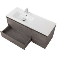 Товар: Тумба под раковину BelBagno Kraft 100 L KRAFT-1000-2C-1A-SO-CG-L подвесная Cemento Grigio - фото 3 Тумба под раковину BelBagno Kraft 100 L KRAFT-1000-2C-1A-SO-CG-L подвесная Cemento Grigio — фото 3, Тумбы под раковину