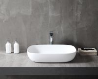 Раковина-чаша Abber Stein 60 AS2620 Белая матовая — фото 3, Раковины накладные