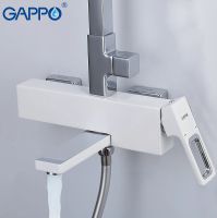 Товар: Душевая система Gappo G17-8 G2417-8 Белая Хром - фото 6 Душевая система Gappo G17-8 G2417-8 Белая Хром — фото 6, Душевое оборудование. Душевая программа