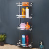 Товар: Полка корзина Tekno-tel ES060 Хром - фото 2 Полка корзина Tekno-tel ES060 Хром — фото 2, Полки для ванной и душа