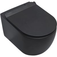 Унитаз Aquanet Cetus-BW Rimless 287008 подвесной с сиденьем Микролифт — фото 2, Подвесные унитазы