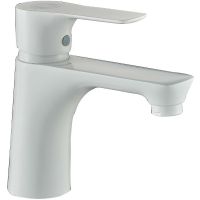 Смеситель для раковины Orange Aristo M19-021w Белый глянец — фото 2, Смесители для раковины