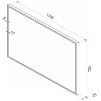 Товар: Зеркало Sintesi Armadio 120 SIN-SPEC-ARMADIO-black-120 с подсветкой Черное с сенсорным выключателем - фото 10 Зеркало Sintesi Armadio 120 SIN-SPEC-ARMADIO-black-120 с подсветкой Черное с сенсорным выключателем — фото 10, Зеркала в ванную комнату