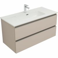 Товар: Тумба под раковину Aquanet Вега 100 329581 подвесная Бежевая - фото 2 Тумба под раковину Aquanet Вега 100 329581 подвесная Бежевая — фото 2, Мебель для ванной