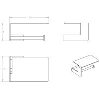 Товар: Держатель туалетной бумаги Boheme Q MattWhite 10941-MW Белый матовый - фото 2 Держатель туалетной бумаги Boheme Q MattWhite 10941-MW Белый матовый — фото 2, Держатели туалетной бумаги