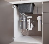 Кухонная мойка Domaci Бьелла DMC-20 DMC-20-308 Черная — фото 9, Кухонные мойки