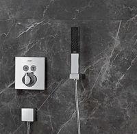 Душевой гарнитур Hansgrohe Rainfinity 26857000 Хром Черный — фото 2, Душевые гарнитуры