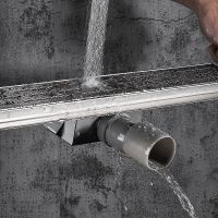 Товар: Душевой лоток Gappo G86007-1 с решеткой Нержавеющая сталь - фото 4 Душевой лоток Gappo G86007-1 с решеткой Нержавеющая сталь — фото 4, Душевые лотки