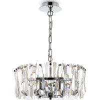 Подвесной светильник Maytoni Modern Puntes MOD043PL-04CH Прозрачная Хром — фото 1, Подвесные светильники