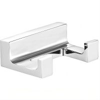 Двойной крючок Rav Slezak Nil NLA0102 Хром — фото 1, Крючки для полотенец