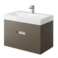 Товар: Тумба под раковину Creto Malibu 80 7-1078Cap подвесная Capuchino - фото 2 Тумба под раковину Creto Malibu 80 7-1078Cap подвесная Capuchino — фото 2, Мебель для ванной