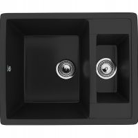 Кухонная мойка Ulgran Classic U-106-344 Ультра-черная — фото 1, Кухонные мойки