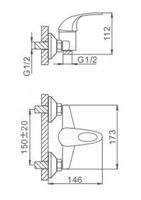 Товар: Смеситель для душа Frap H02 F2002-B Хром - фото 4 Смеситель для душа Frap H02 F2002-B Хром — фото 4, Смесители