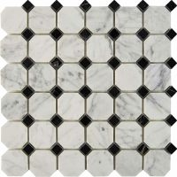 Товар: Каменная мозаика Pixmosaic Bianca Carrara, Nero Marquina PIX209 30,5x30,5 см - фото 1 Каменная мозаика Pixmosaic Bianca Carrara, Nero Marquina PIX209 30,5x30,5 см — фото 1, Мозаика