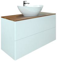 Тумба под раковину Orange Otto 100 Ot-100TuWOOD подвесная Белый Ясень — фото 3, Мебель для ванной