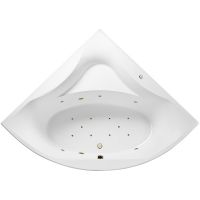 Товар: Акриловая ванна Excellent Glamour 150x150 WAEX.GLA15.RELAX.BR с гидромассажем - фото 1 Акриловая ванна Excellent Glamour 150x150 WAEX.GLA15.RELAX.BR с гидромассажем — фото 1, Ванны