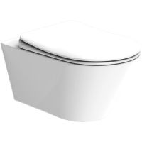 Унитаз Boheme Avva 972-W подвесной Белый глянец без сиденья — фото 1, Унитазы