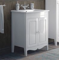 Тумба под раковину Corozo Блюз 65 SD-00000030 Белая — фото 2, Мебель для ванной