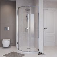 Товар: Душевой уголок Niagara Nova 100х100 NG-6627-34 профиль Хром стекло прозрачное - фото 4 Душевой уголок Niagara Nova 100х100 NG-6627-34 профиль Хром стекло прозрачное — фото 4, Душевые уголки четверть круга