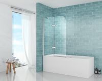 Товар: Шторка на ванну Abber Ewiges Wasser 120х140 AG51120 профиль Хром стекло прозрачное - фото 2 Шторка на ванну Abber Ewiges Wasser 120х140 AG51120 профиль Хром стекло прозрачное — фото 2, Шторки для ванной распашные