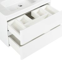 Тумба под раковину BelBagno 105 подвесная Bianco Lucido арт-ALBANO-CER-1050-2C-SO-BL — фото 6, Тумбы под раковину