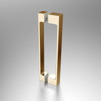 Душевая дверь Vincea Alpha 70 VDP-3AL700CLG профиль Брашированное золото стекло прозрачное — фото 6, Душевые двери в нишу