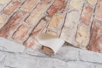 Обои Артекс Selena 10830-03 Винил на флизелине (1,06*10,05) Красный/Коричневый, Кирпич — фото 5, Обои для стен