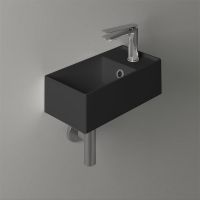 Раковина Simas Agile 40 R AG20 nero matt*1 Черная матовая — фото 2, Мини-раковины