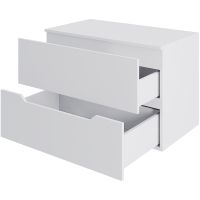 Товар: Тумба под раковину Orange Line 80 Li-80TuwMDF подвесная Белая матовая - фото 3 Тумба под раковину Orange Line 80 Li-80TuwMDF подвесная Белая матовая — фото 3, Мебель для ванной