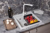 Товар: Кухонная мойка Reflection Zia 51 RX1251TN Олово - фото 3 Кухонная мойка Reflection Zia 51 RX1251TN Олово — фото 3, Кухонные мойки