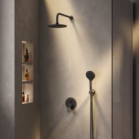 Душевая система AM.PM X-Joy FB85A1RH02 Черная — фото 8, Встраиваемые душевые комплекты