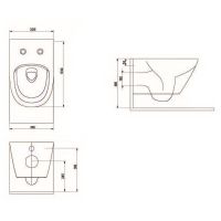 Товар: Унитаз биде beWash Bogen 88343601 подвесной Белый глянцевый с сиденьем Микролифт - фото 2 Унитаз биде beWash Bogen 88343601 подвесной Белый глянцевый с сиденьем Микролифт — фото 2, Унитазы