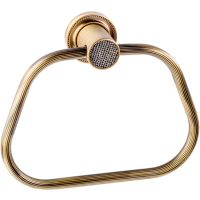 Кольцо для полотенец Boheme Royal Cristal 10925-BR-B Бронза — фото 1, Полотенцедержатели