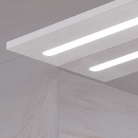 Зеркало со шкафом Volna Joli 80 R zsJOLI80.R-01 с подсветкой Белое — фото 4, Зеркальные шкафы в ванную