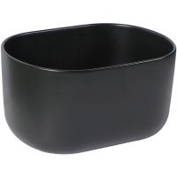 Раковина-чаша SantiLine 46 SL-1113MB Черная матовая — фото 1, Раковины накладные