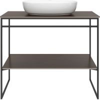 Консоль под раковину Kerama Marazzi Plaza Next 100 PL.N.100.01\BLK.M Черная матовая — фото 1, Консоли для раковины